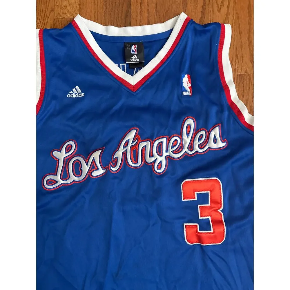 Adidas NBA Los Angeles Clippers Chris Paul 3 Swingman Jersey Blue Mens Large L+2